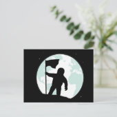 Carte Postale Silhouette, astronaute (Debout devant)