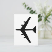 Carte Postale Silhouette B-52 - Noir (Debout devant)