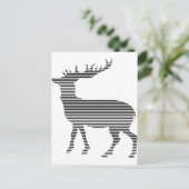 Carte Postale Silhouette classique de cerfs (Debout devant)
