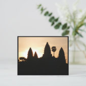 Carte Postale silhouette d'Angkor Wat (Debout devant)