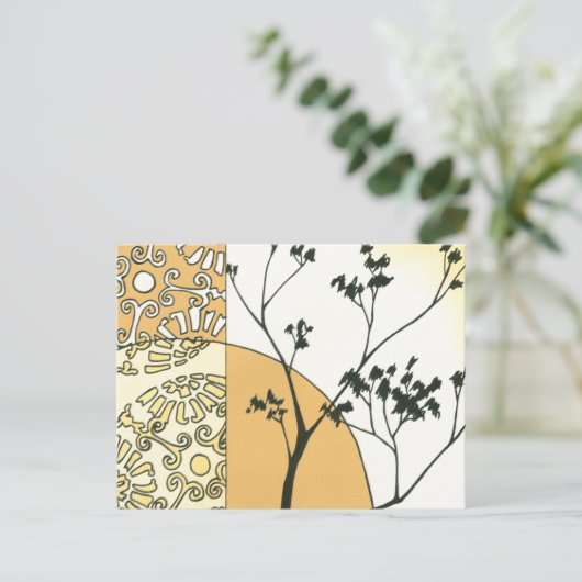 Carte Postale Silhouette d'arbre clairsemé par Megan Meagher (Debout devant)