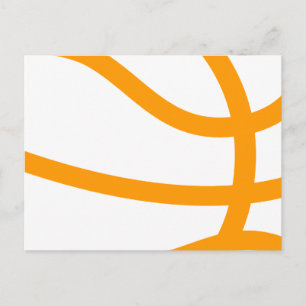 Carte Postale silhouette de basket