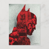 Carte Postale Silhouette de Batman (Devant)
