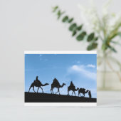 Carte Postale Silhouette de Camel Caravan (Debout devant)