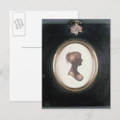 Carte Postale Silhouette de Cassandra Austen, vers 1809 (Devant / Derrière)