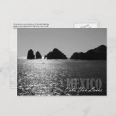 Carte Postale Silhouette de El Arco de Cabo San Lucas (Devant / Derrière)