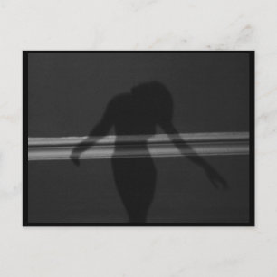 Carte Postale Silhouette de femme, Ombre dansante, Art