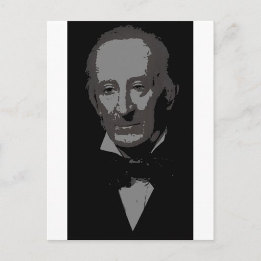 Carte Postale Silhouette de John Tyler (Devant)