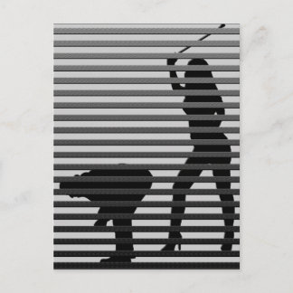 Carte Postale Silhouette de mauvais garçon