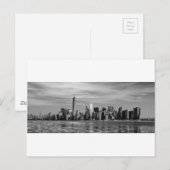 Carte Postale Silhouette de New York (Devant / Derrière)