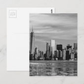 Carte Postale Silhouette de New York (Devant / Derrière)