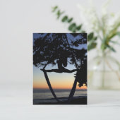 Carte Postale Silhouette de soie aérienne (Debout devant)