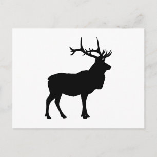Carte Postale Silhouette d'élan