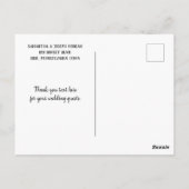 Carte Postale Silhouette des mouettes par Merci de coucher de so (Dos)