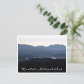 Carte Postale silhouette du parc Kinabalu (Debout devant)