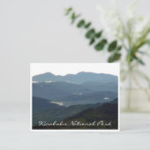 Carte Postale silhouette du parc kinabalu nat (Debout devant)