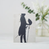 Carte Postale Silhouette d'un homme (Debout devant)