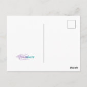 Carte Postale Silhouette élégante de Chien gris italien (Dos)