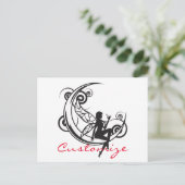 Carte Postale Silhouette Fée Lune Thunder_Cove (Debout devant)