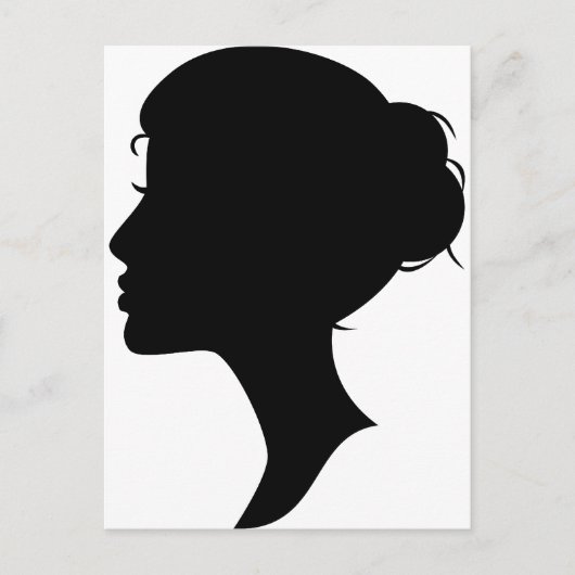 Carte Postale Silhouette féminine (Devant)