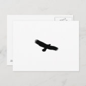 Carte Postale Silhouette Hawk (Devant / Derrière)