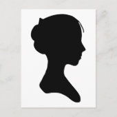 Carte Postale Silhouette jeune fille (Devant)