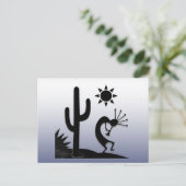 Carte Postale Silhouette Kokopelli (Debout devant)