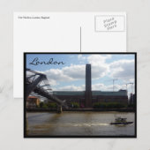 Carte Postale silhouette moderne tate (Devant / Derrière)