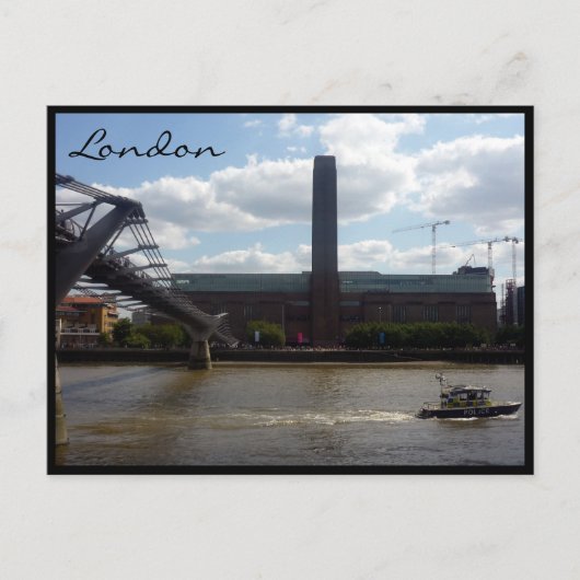 Carte Postale silhouette moderne tate (Devant)