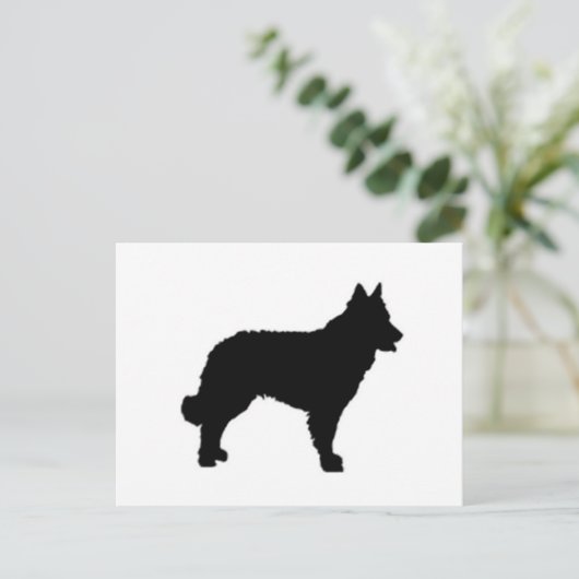 Carte Postale silhouette mudi (Debout devant)