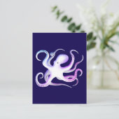 Carte Postale Silhouette octopus (Debout devant)