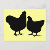 Carte Postale Silhouette Orpington (Devant)