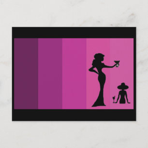 Carte Postale Silhouette pour femmes