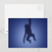 Carte Postale Silhouette singe (Devant / Derrière)