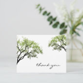 Carte postale Silhouette Spring Trees (Debout devant)