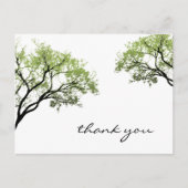 Carte postale Silhouette Spring Trees (Devant)