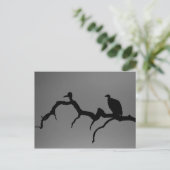Carte Postale Silhouette vautour (Debout devant)