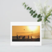 Carte Postale Silhouette volleyball (Debout devant)