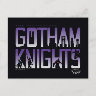 Carte Postale Silhouettes de Gotham Knights
