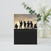 Carte postale Silhouettes du soldat (Debout devant)