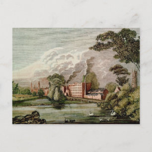 Carte Postale Silk Mill, Derby de monsieur Thomas Lombe's