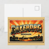 Carte Postale Silkeborg Danemark Lac (Devant / Derrière)