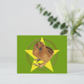 Carte Postale Silkie Red Chick Star (Debout devant)