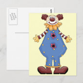 Carte Postale Silly Circus Clown (Devant / Derrière)