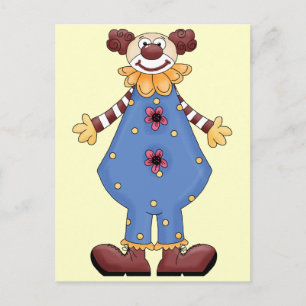 Carte Postale Silly Circus Clown