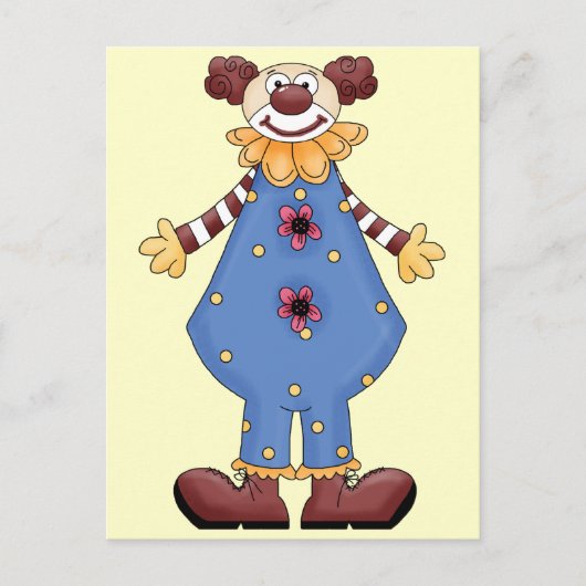 Carte Postale Silly Circus Clown (Devant)