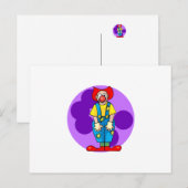 Carte Postale Silly Clown (Devant / Derrière)