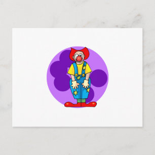 Carte Postale Silly Clown