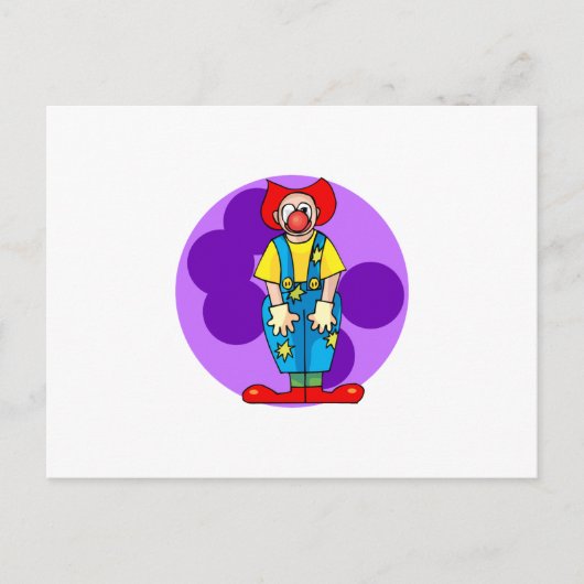 Carte Postale Silly Clown (Devant)