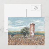 Carte Postale Silo à graffiti (Devant / Derrière)